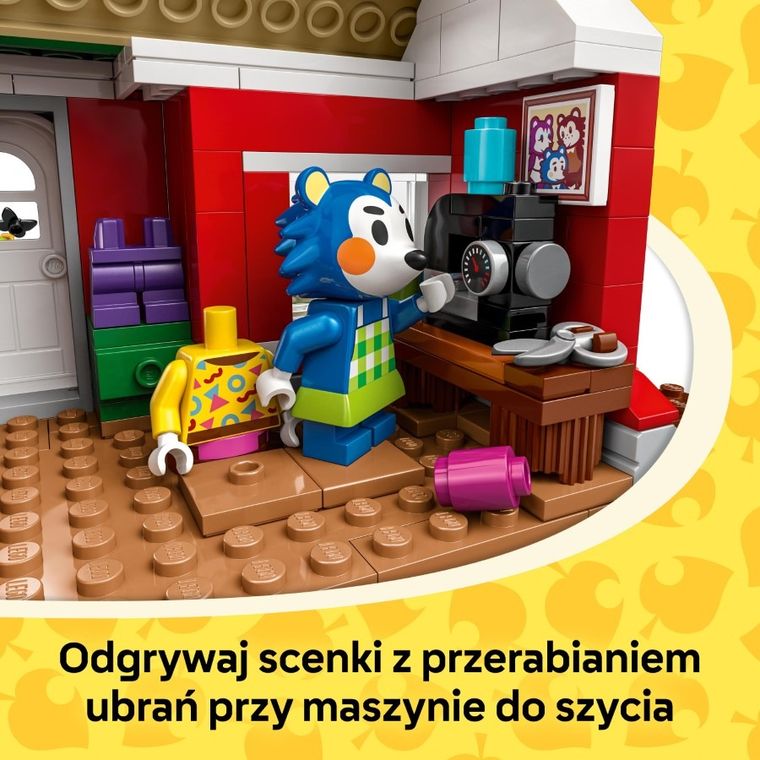 LEGO Animal Crossing, Able Sisters i sklep odzieżowy, 77055