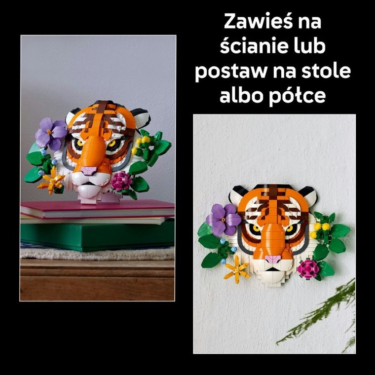 LEGO Art, Kolekcja zwierząt - tygrys, 31217