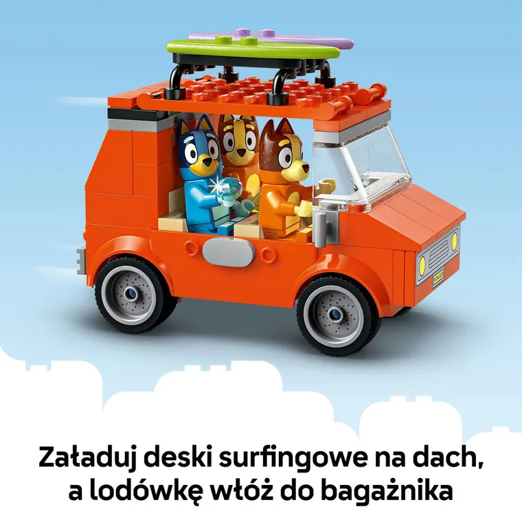 LEGO Bluey, Blue i rodzinna wycieczka samochodem, 11202