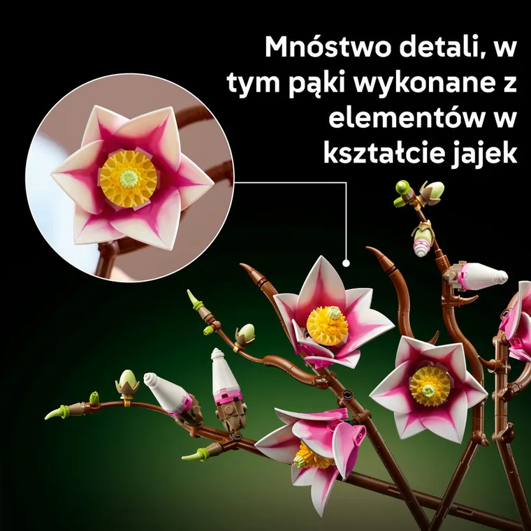 LEGO Botanicals, Gałązki magnolii, 11510