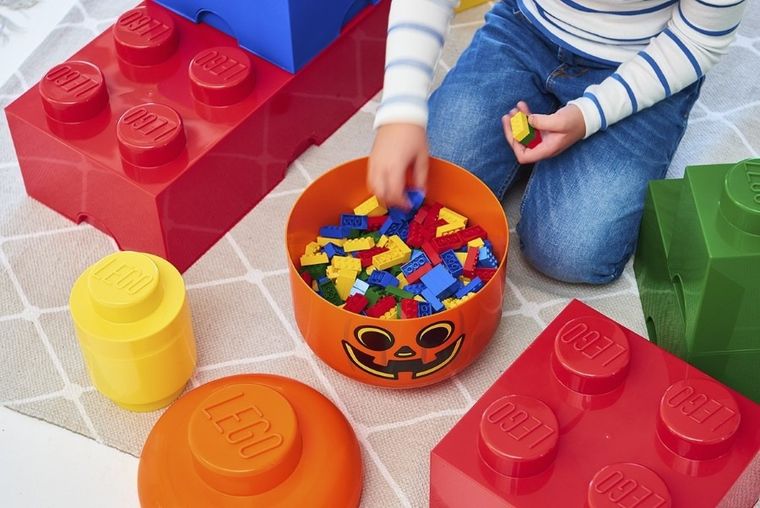 LEGO, Brick 8, pojemnik klocek, czerwony