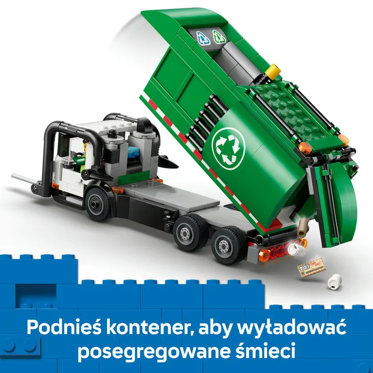 LEGO City, Ciężarówka recyklingowa, 60495