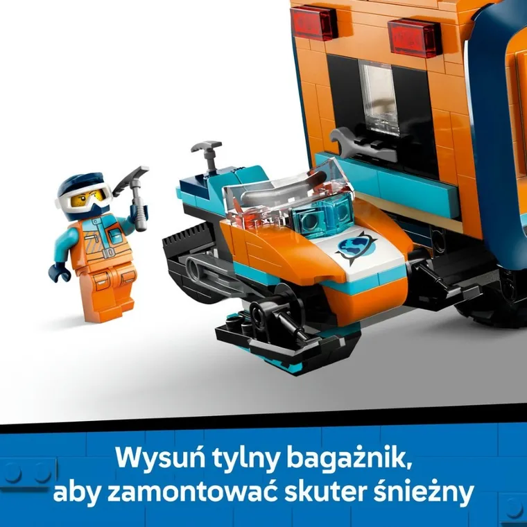 LEGO City, Ciężarówka z laboratorium arktycznej odkrywczyni, 60471