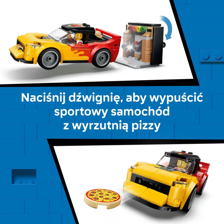 LEGO City, Dostawa pizzy z pojazdami, 60496