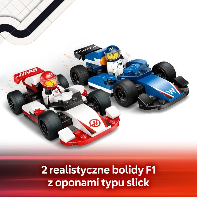 LEGO City, F1 Bolidy Williams Racing i Haas F1, 60464