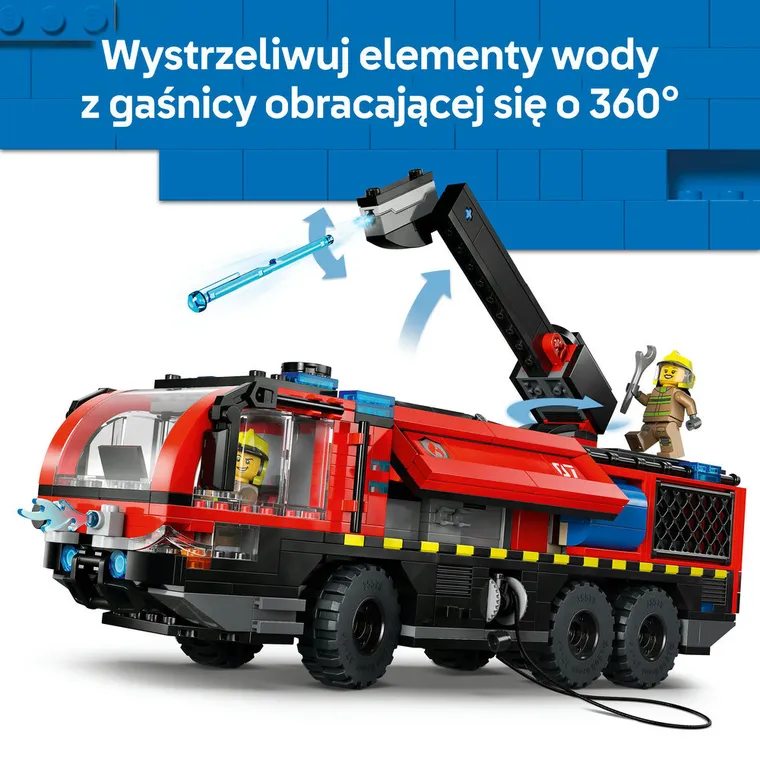 LEGO City, Lotniskowy wóz strażacki, 60499