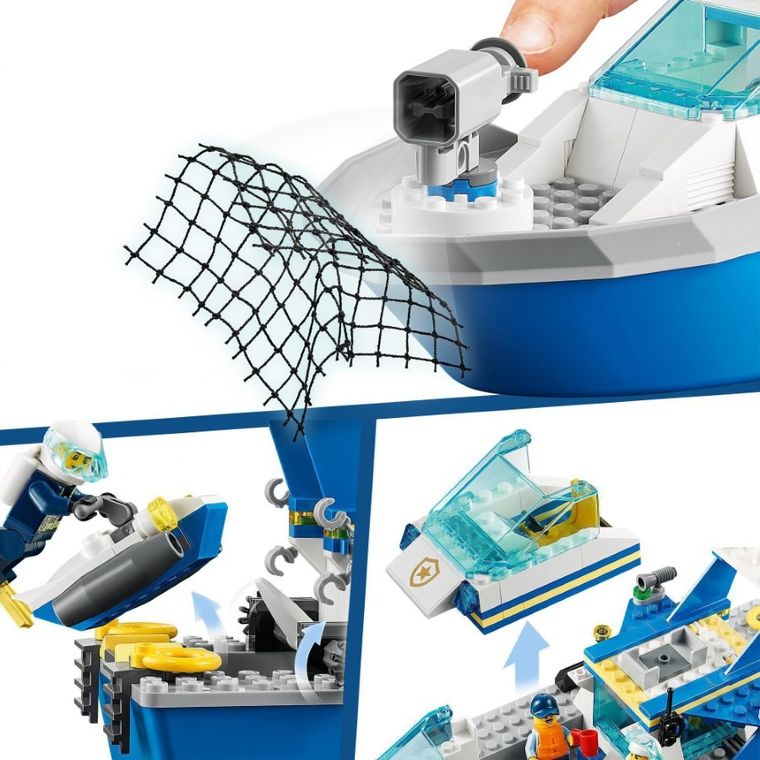 LEGO City, Policyjna łódź patrolowa, 60277