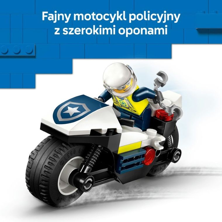 LEGO City, Pościg na motocyklu policyjnym, 60455