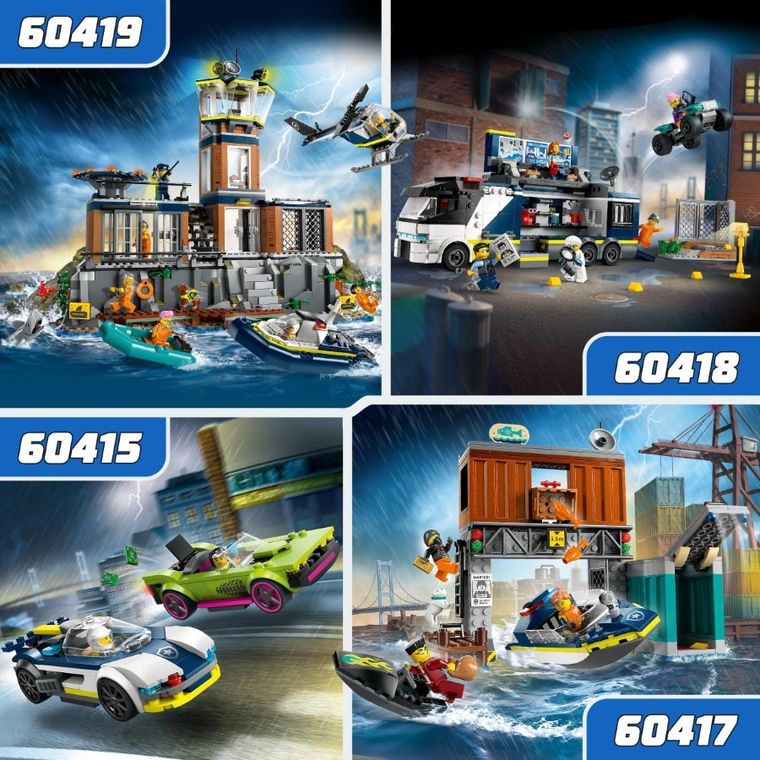 LEGO City, Pościg radiowozu za muscle carem, 60415