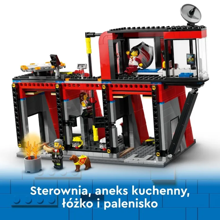 LEGO City, Remiza strażacka z wozem strażackim, 60414
