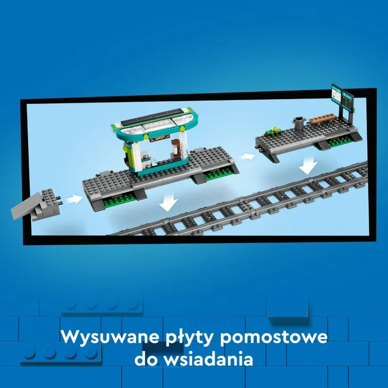 LEGO City, Tramwaj miejski ze stacją, 60423