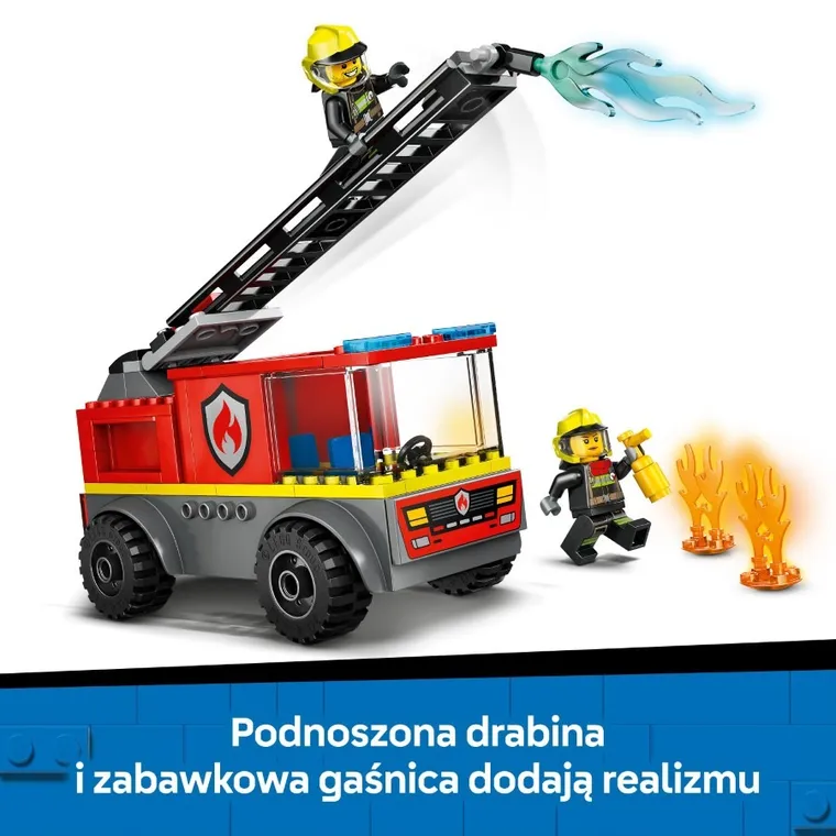 LEGO City, Wóz strażacki z drabiną, 60463
