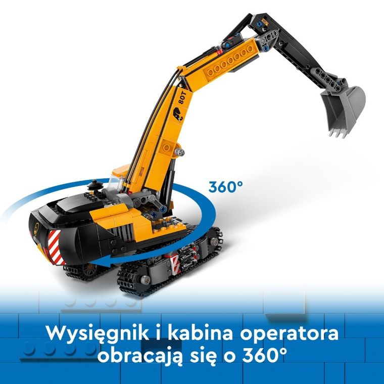 LEGO City, Żółta koparka, 60420