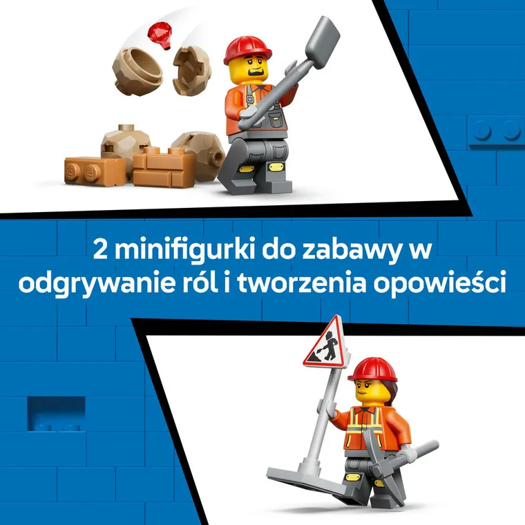 LEGO City, Żółta koparko-ładowarka, 60480