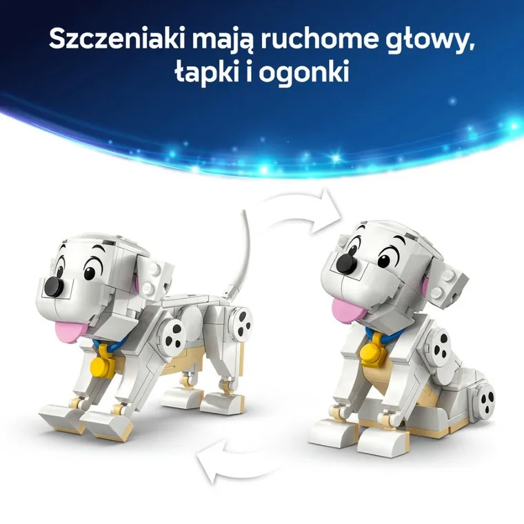 LEGO Classic Disney, 101 dalmatyńczyków - Szczeniaczki Szczęściarz i Penny, 43271