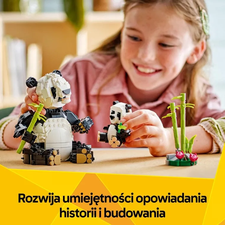 LEGO Creator 3 w 1, Dzikie zwierzęta: rodzina pand, 31165