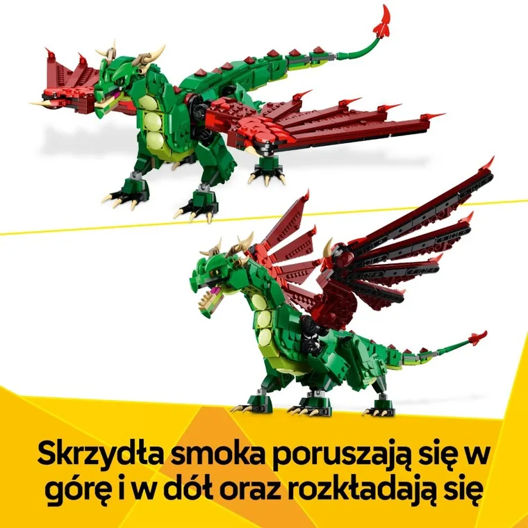 LEGO Creator 3 w 1, Średniowieczny smok, 31161
