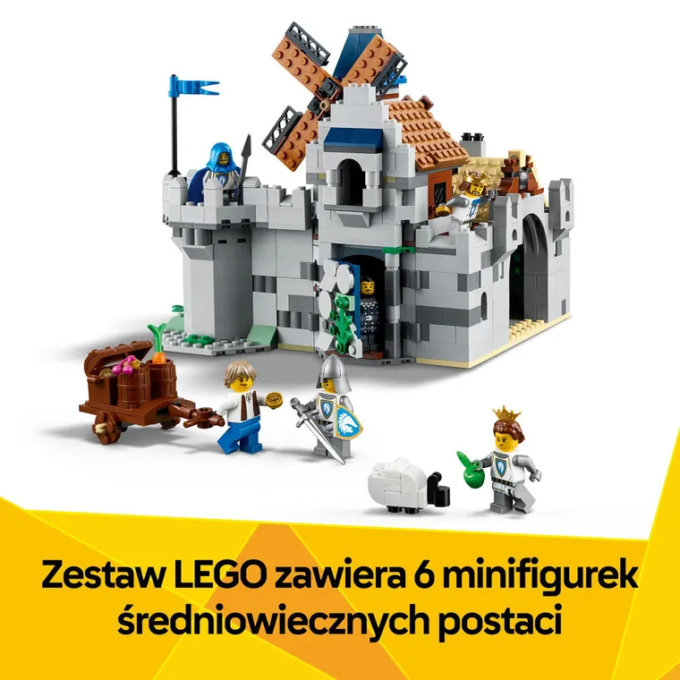 LEGO Creator 3 w 1, Średniowieczny zamek rycerzy konnych, 31168