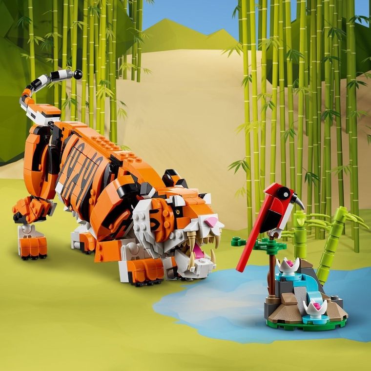 LEGO Creator 3w1, Majestatyczny tygrys, 31129