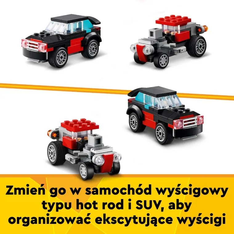 LEGO Creator, Ciężarówka z platformą i helikopterem, 31146