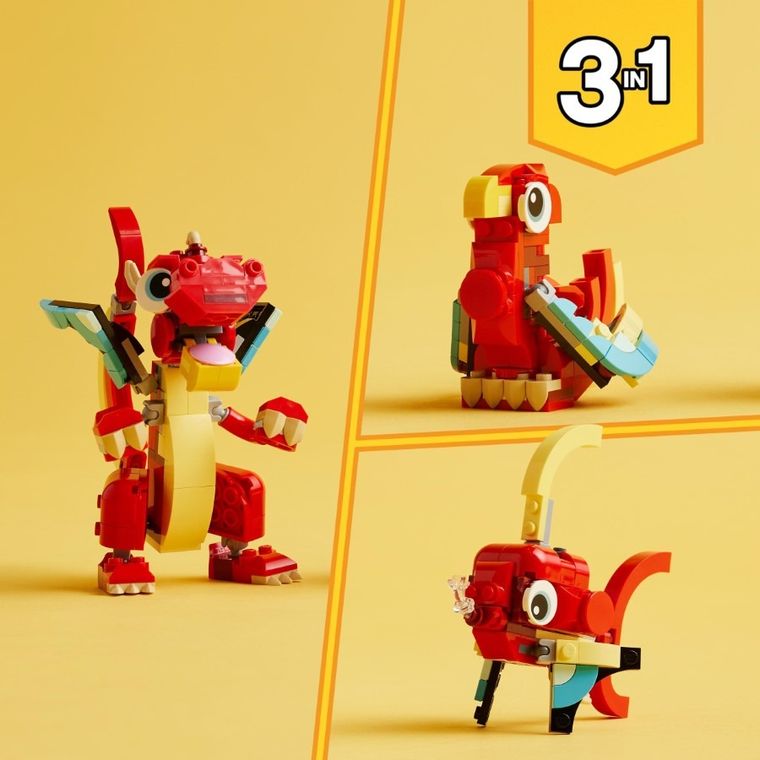 LEGO Creator, Czerwony smok, 31145