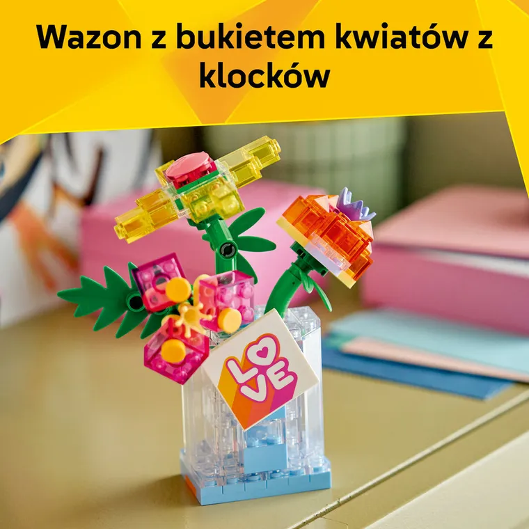 LEGO Creator, Flakon perfum z kwiatową ozdobą, 31383