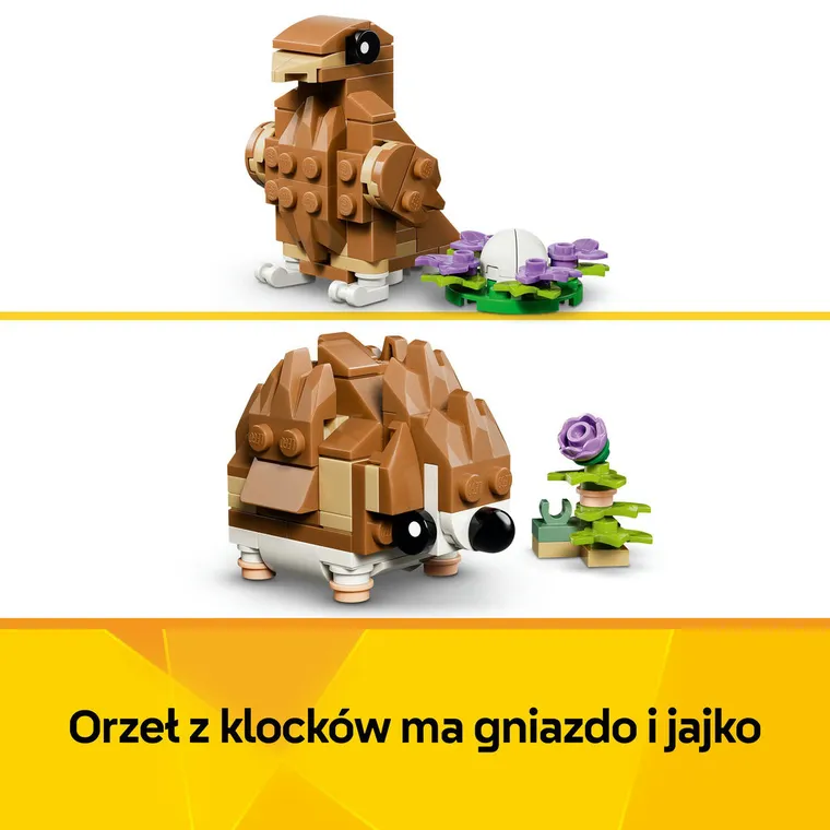 LEGO Creator, Uroczy chomik z kwiatkiem, 31376