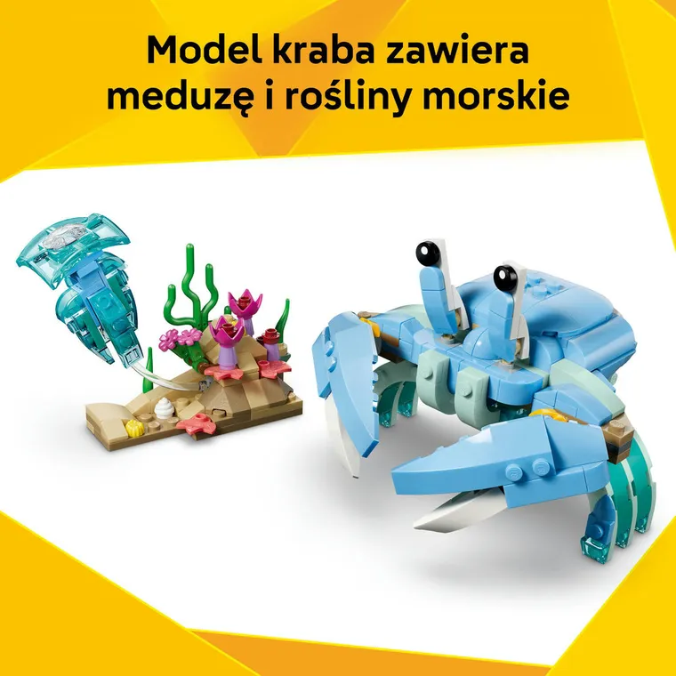 LEGO Creator, Zwierzęta morskie: piękny delfin, 31385