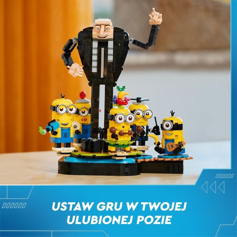 LEGO Despicable Me 4, Gru i minionki z klocków, 75582