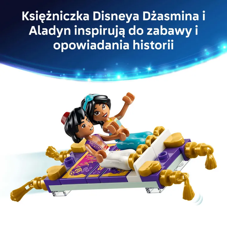 LEGO Disney, Szkatułka na biżuterię Dżasminy, 43295
