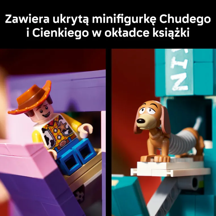 LEGO Disney, Toy Story Cienki - podpórki pod książki, 43301