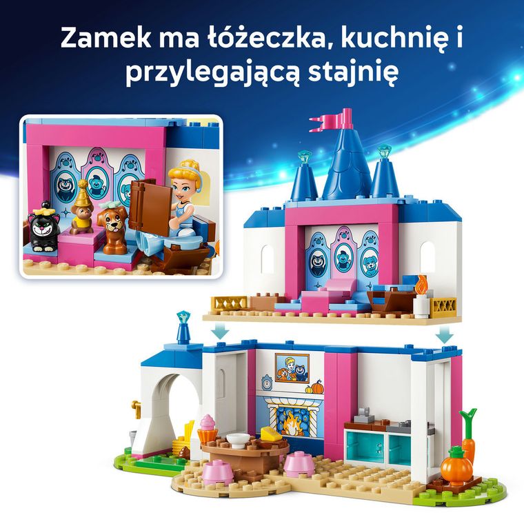 LEGO Disney, Zamek Kopciuszka i jej zwierzęcych przyjaciół, 43283