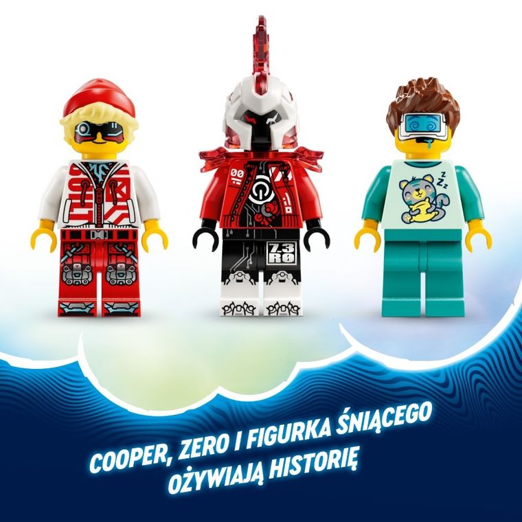 LEGO DREAMZzz, Tygrysi mech Coopera i hot rod Zero, 71497