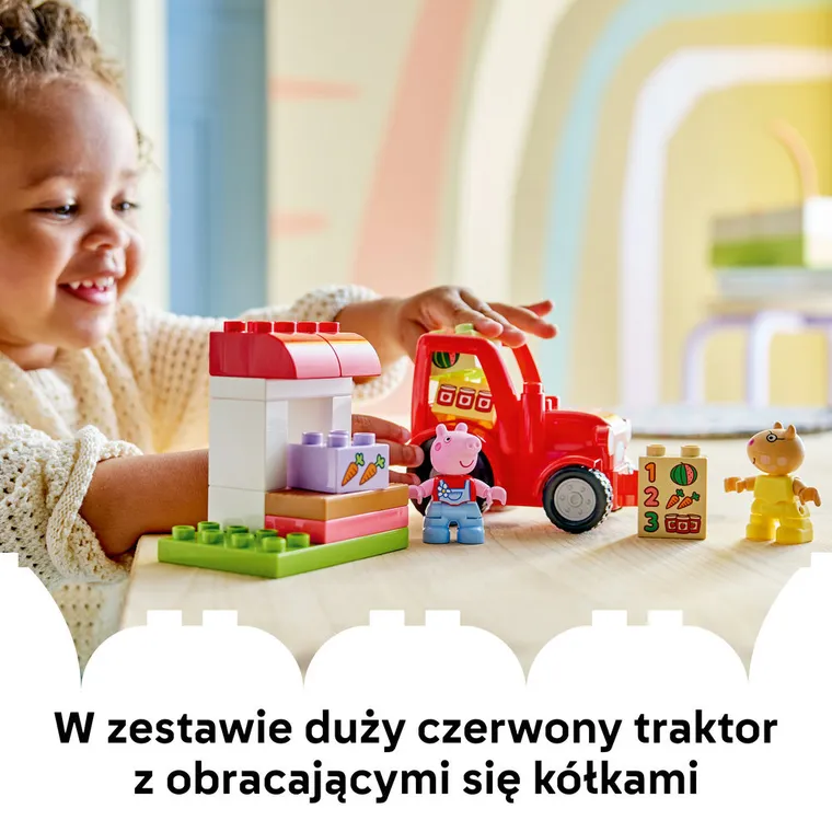 LEGO DUPLO, Ciągnik i rynek, 10468