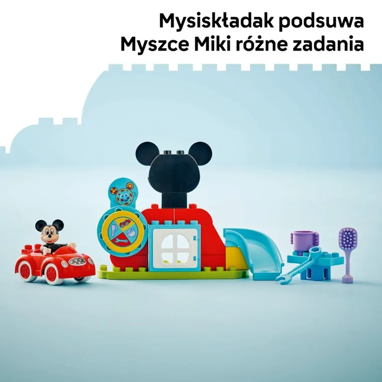 LEGO DUPLO Disney, Klub przyjaciół Myszki Miki i samochód, 10454