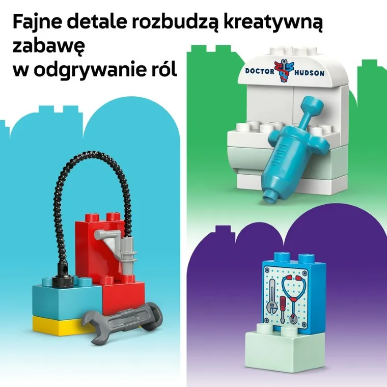 LEGO DUPLO Disney, Wizyta McQueena w warsztacie Wójta, 10456
