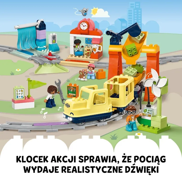 LEGO DUPLO, Duży interaktywny pociąg miejski, 10428