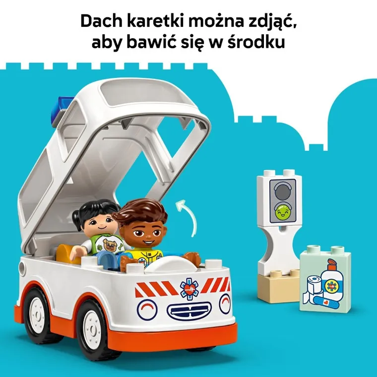 LEGO DUPLO, Karetka z kierowcą, 10447