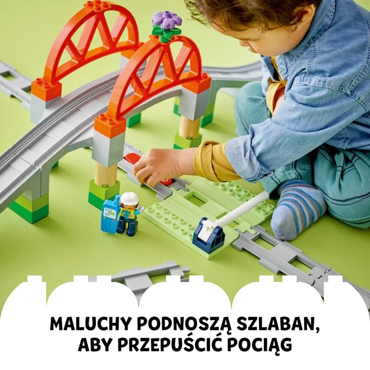 LEGO DUPLO, Most i tory kolejowe - zestaw rozszerzający, 10426