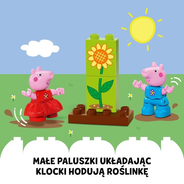 LEGO DUPLO, Ogród i domek na drzewie Peppy, 10431