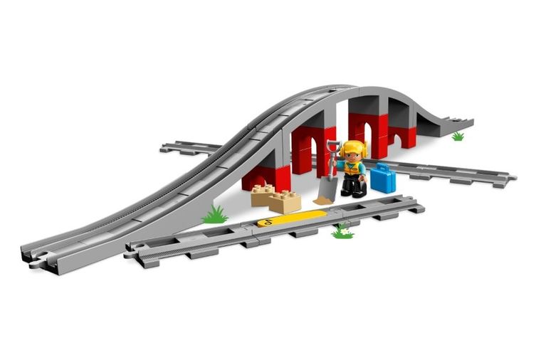 LEGO DUPLO, Tory kolejowe i wiadukt, 10872