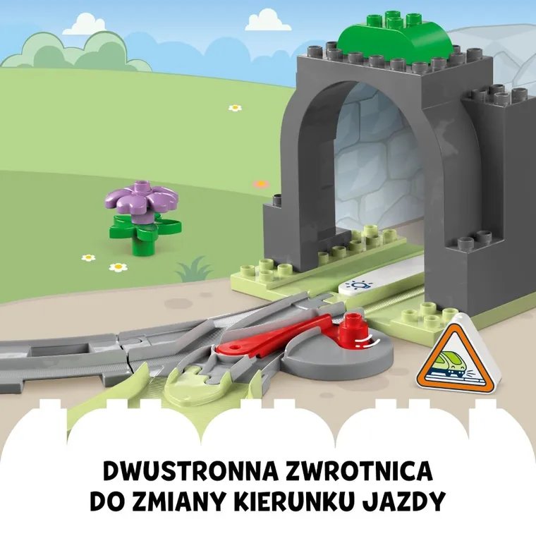 LEGO DUPLO, Tunel i tory kolejowe - zestaw rozszerzający, 10425