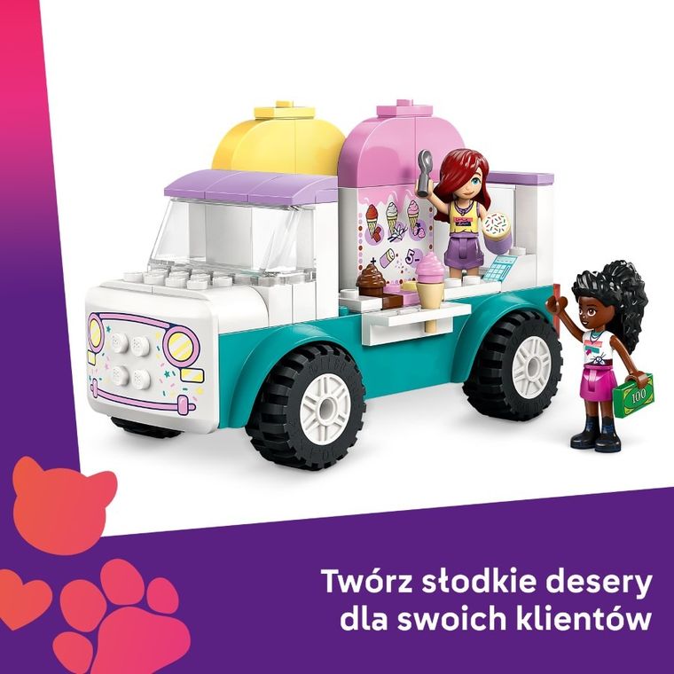 LEGO Friends, Furgonetka z lodami w mieście Heartlake, 42644