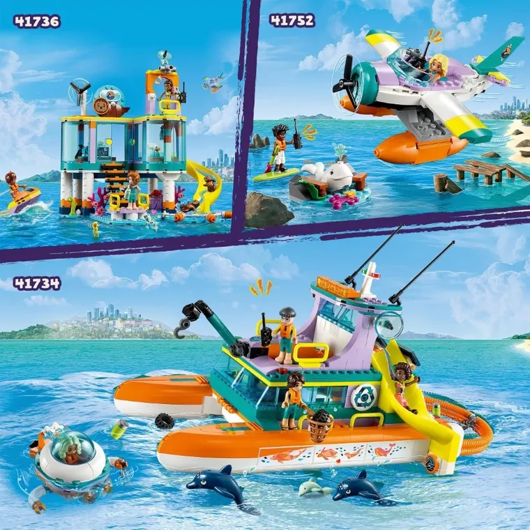 LEGO Friends, Morska łódź ratunkowa, 41734