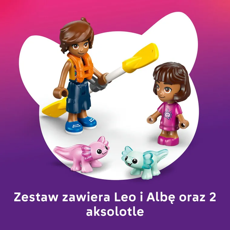 LEGO Friends, Przygoda na aksolotlowej łodzi, 42681