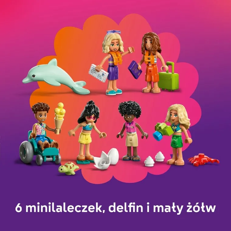 LEGO Friends, Rodzinne wakacje na plaży, 42673