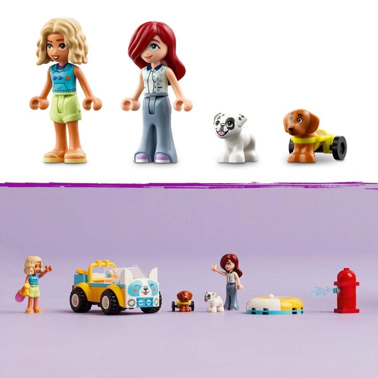 LEGO Friends, Samochód do pielęgnacji psów, 42635