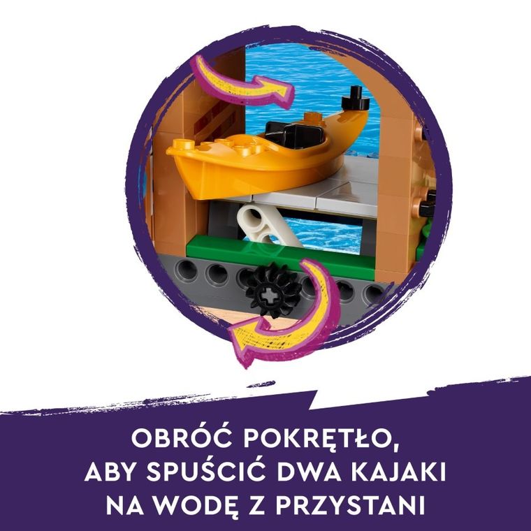 LEGO Friends, Sporty wodne na obozie kempingowym, 42626