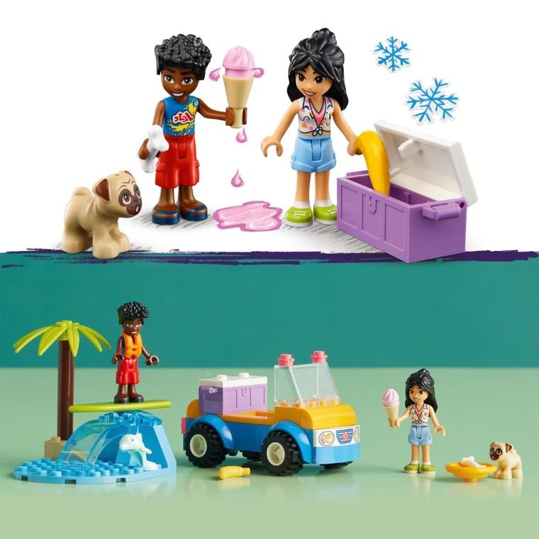LEGO Friends, Zabawa z łazikiem plażowym, 41725