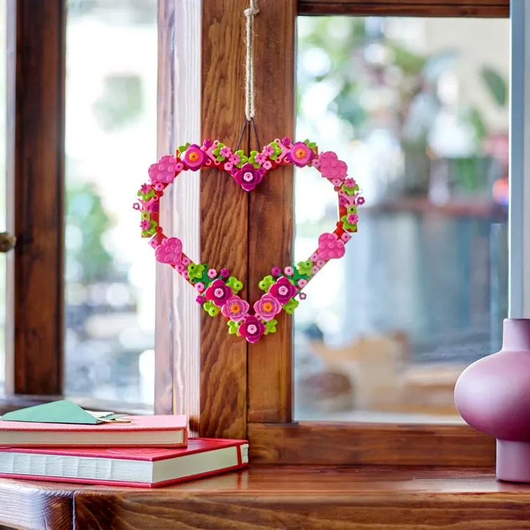 LEGO Iconic, Ozdoba w kształcie serca, 40638